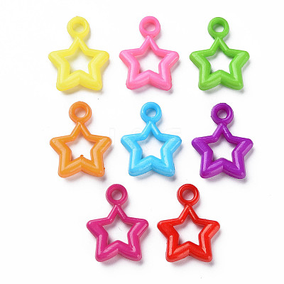 Opaque Acrylic Pendants MACR-N013-061-1