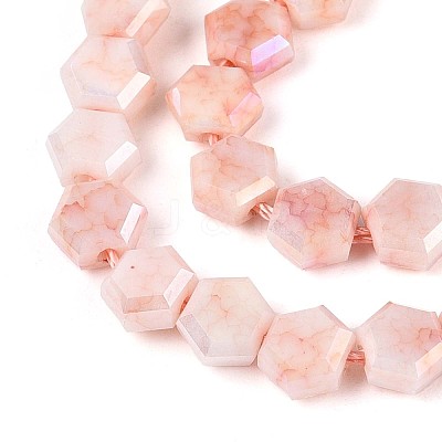 Anti-Tarnish Electroplate Glass Beads Strands GLAA-T028-6mm-02I-1