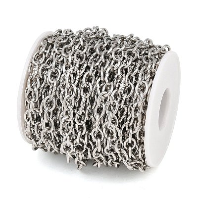 304 Stainless Steel Figaro Chains SA-CBA6E2D-01P-1