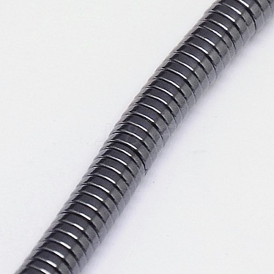Non-magnetic Synthetic Hematite Beads Strands G-J164A-4mm-02-1