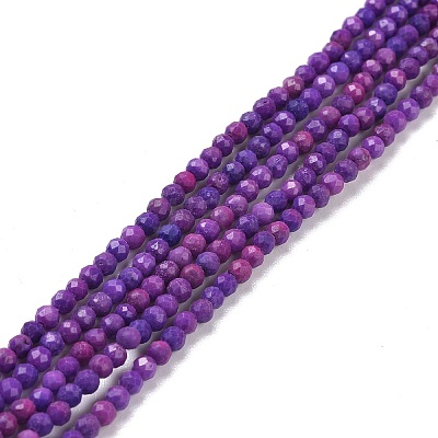 Natural Sugilite Beads Strands G-D463-07-1