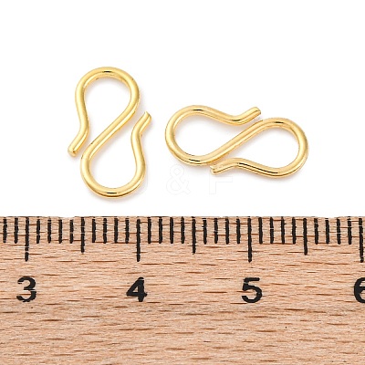 304 Stainless Steel S-Hook Clasps STAS-R157-02G-1