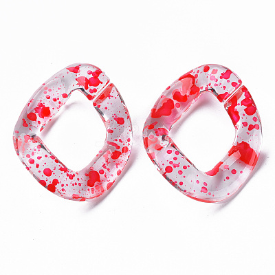 Transparent Acrylic Linking Rings OACR-N009-015A-B15-1