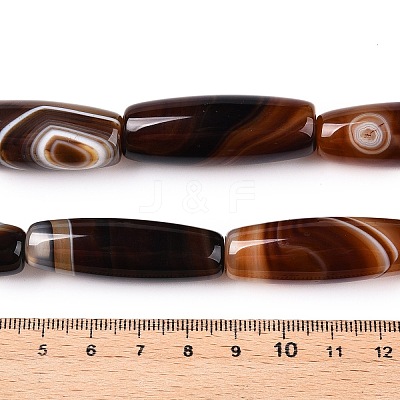 Natural Agate Dyed Beads Strands G-T138-230D-1