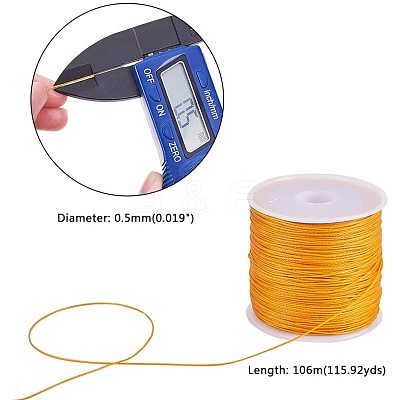 Round Waxed Polyester Cords YC-PH0002-05D-1