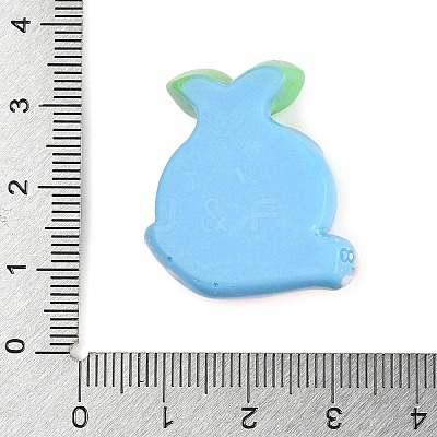 Environmental Protection Theme Opaque Resin Cabochons CRES-Z013-03A-1