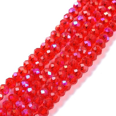 Electroplate Glass Beads Strands EGLA-A044-T1mm-L01-1