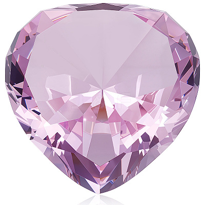 K9 Glass Rhinestone Heart Ornaments DJEW-WH20001-06B-1
