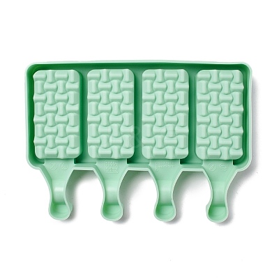 Food Grade DIY Rectangle Ice-cream Silicone Molds DIY-D062-05A-1