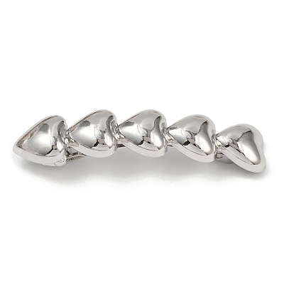 Alloy with Iron Clip Hair Barrettes PHAR-G014-01A-P-1