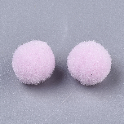 DIY Doll Craft Polyester High-elastic Pom Pom Ball X-AJEW-R093-02E-01-1