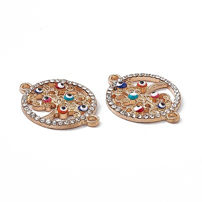 Alloy Crystal Rhinestones Connector Charms FIND-A024-68A-KCG-1