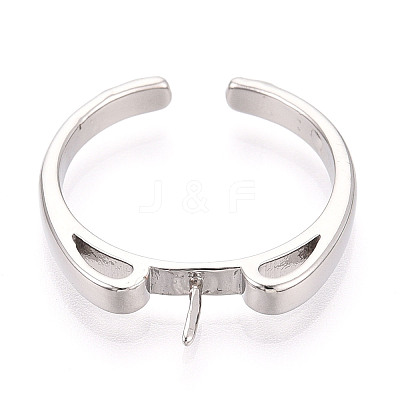 Brass Cup Peg Ring Settings KK-N274-36P-1