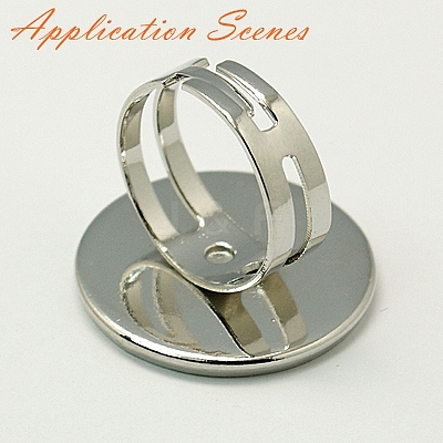 316 Surgical Stainless Steel Ring Band for Jewelry Making STAS-C125-03S-1