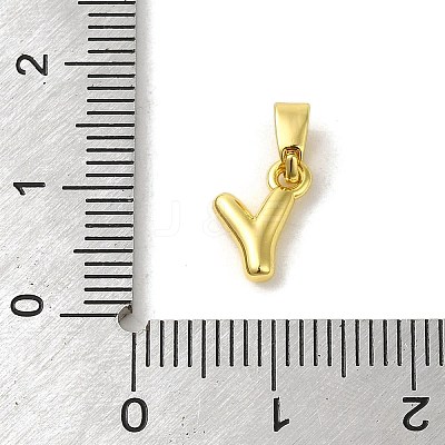 Rack Plating Brass Charms KK-C053-04G-Y-1