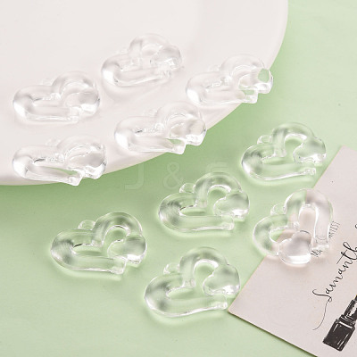 Transparent Acrylic Beads TACR-S154-57B-205-1