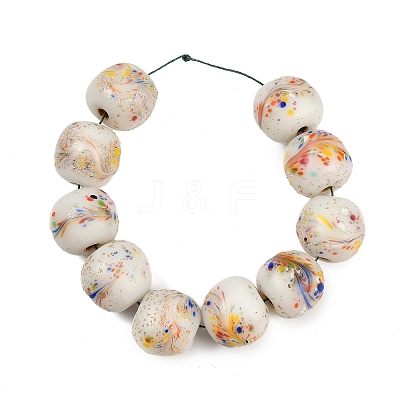 Handmade Lampwork Beads BLOW-D006-01G-1