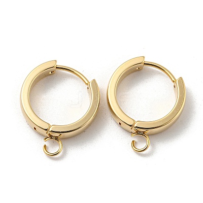 201 Stainless Steel Huggie Hoop Earrings Findings LS-STAS-A167-01T-G-1