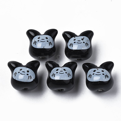 Handmade Porcelain Beads PORC-T007-04G-1