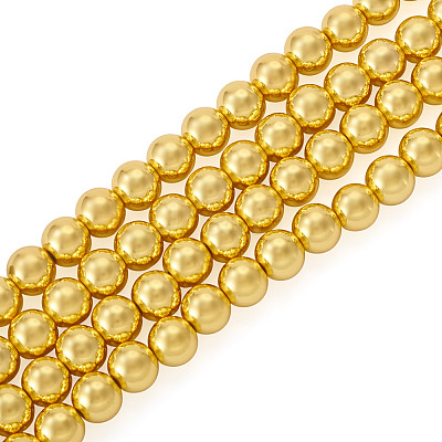 108Pcs 2 Strands Electroplate Glass Beads Strands EGLA-TA0013-58-1