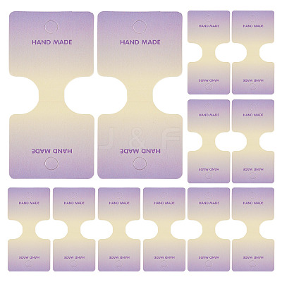 50Pcs Folding Paper Jewelry Display Cards ODIS-TA0001-07B-1
