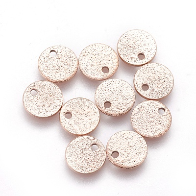 Ion Plating(IP) 304 Stainless Steel Charms STAS-E455-02RG-8mm-1
