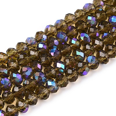 Electroplate Glass Beads Strands EGLA-A044-T4mm-L16-1