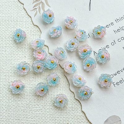 Two Tone Transparent Resin Charms LS-RESI-CJC0023-19A-1