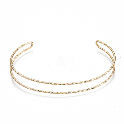 Brass Cuff Bangles Making KK-S354-279-NF-1