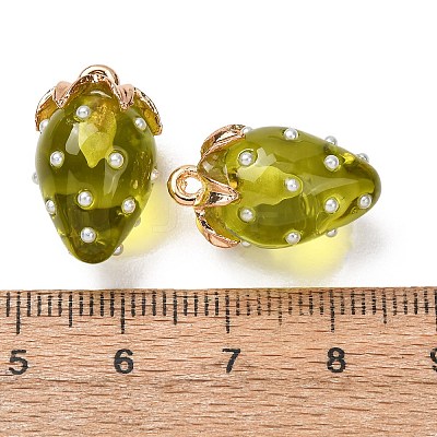 Resin Pendants FIND-C096-01G-01-1