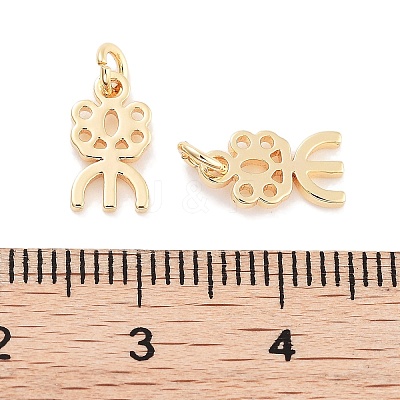 Brass Pendants KK-P271-30G-1