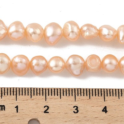 Natural Cultured Freshwater Pearl Beads Strands PEAR-A006-07C-1