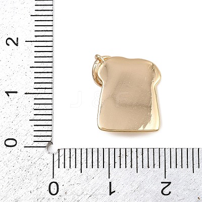 Brass Rhinestone Charms LS-KK-B145-02G-06-1