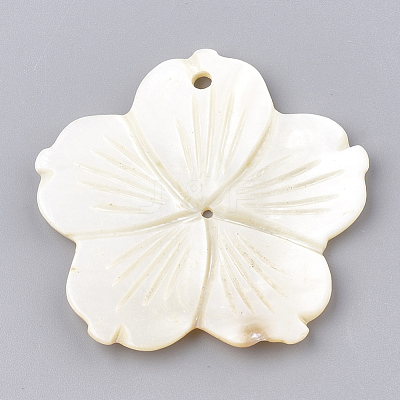 Freshwater Shell Pendants SHEL-S274-16-1