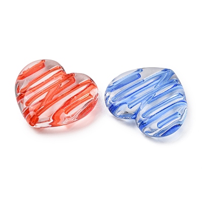 Transparent Enamel Acrylic Beads AC-CBABC78-02-1