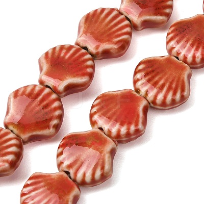 Handmade Porcelain Beads Strands PORC-Q002-01A-03-1