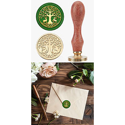 Wax Seal Stamp Set AJEW-WH0208-1355-1