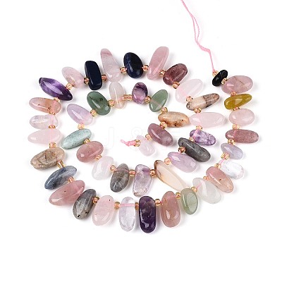 Natural Mixed Gemstone Beads Strands G-Z091-A27-1