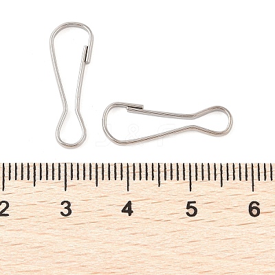 Rack Plating Brass Keychain Clasp Findings KK-Z068-05P-1