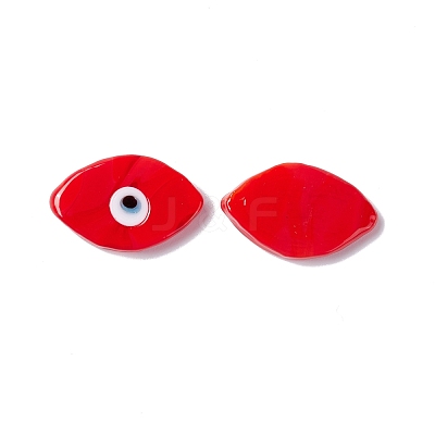 Handmade Evil Eye Lampwork Cabochons LAMP-F025-06C-1