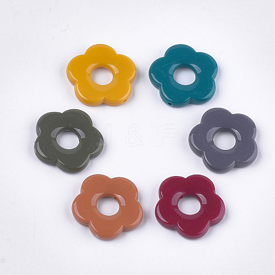 Opaque Acrylic Pendants OACR-T011-55-1