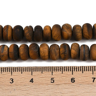 Natural Tiger Eye Beads Strands G-P575-A05-8x5mm-01-1