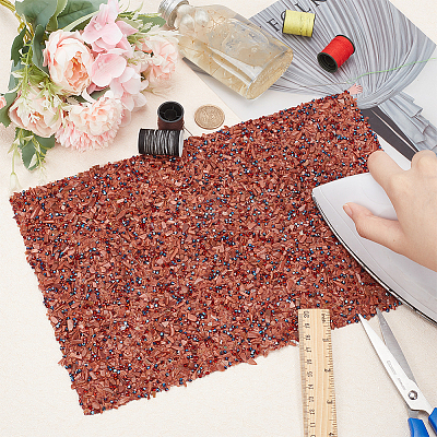 Hotfix Rhinestone Sheet RESI-WH0035-24C-1