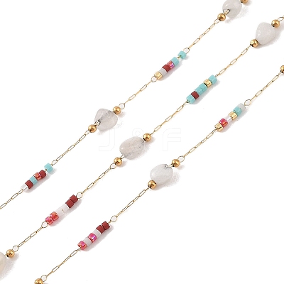 Natural Agate Link Chains CHS-C012-03B-G-1
