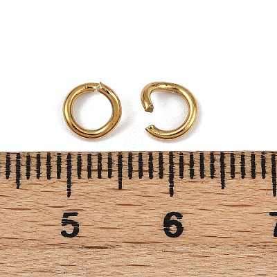 304 Stainless Steel Open Jump Rings STAS-Z137-01G-04-1
