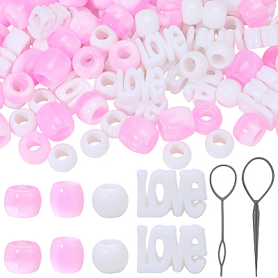 1Bag Plastic Hair Braiding Tool FIND-PA0001-60-1