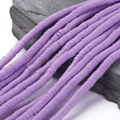 Handmade Polymer Clay Beads X-CLAY-R067-6.0mm-01-1