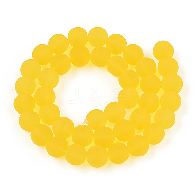 Transparent Glass Beads Strands X-GLAA-T032-T10mm-MD11-1