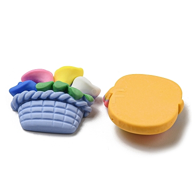 Opaque Resin Decoden Cabochons CRES-I029-02-1