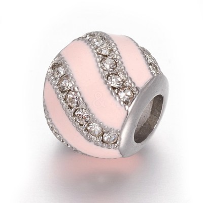 304 Stainless Steel European Beads OPDL-L013-33P-1